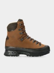 Buty trekkingowe męskie Hanwag Alaska Wide GTX. Brązowe trekkingi męskie Hanwag, na zimę, z gore-texu, przed kolano, bez zapięcia. Za 1,422.05 zł.