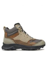 Merrell Trekkingi Speed Solo Mid Wp J037859 Szary. Szare botki męskie Merrell, bez wzorów, ze skóry, bez obcasa, bez zapięcia. Za 579.99 zł.