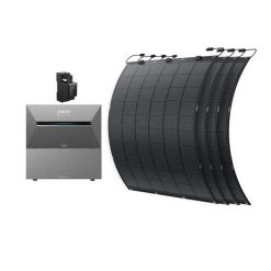 Zestaw fotowoltaika balkonowa Anker SOLIX Solarbank 3 E2700 Pro+BP2700+FS20x4. Brązowe powerbanki Anker. Za 10,999.00 zł.