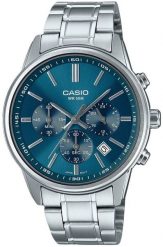 Zegarek Casio ZEGAREK MĘSKI CASIO MTP-E515D-2A1 (zd265b) + BOX. Zegarki męskie Casio, bez wzorów. Za 378.99 zł.