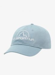 Czapka z daszkiem La Sportiva Hike Cap. Niebieskie czapki damskie La Sportiva, bez wzorów, z bawełny, klasyczne. Za 129.99 zł.