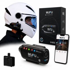 Wideorejestrator MUFU WIDEOREJESTRATOR MOTOCYKLOWY MUFU V40S (2k) przód + tył (8h) + akcesoria. Wideorejestratory MUFU. Za 426.82 zł.