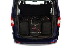 Torby Do Bagażnika Ford Tourneo Courier 2014-2023 4Szt Kjust. Czarne torby podróżne damskie KJUST, bez wzorów, z kauczuku. Za 1,196.00 zł.