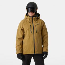 Kurtka narciarska Helly Hansen Juniper 3.0. Brązowe kurtki sportowe męskie Helly Hansen, na zimę, m, bez wzorów, bez kaptura, narciarskie. W wyprzedaży za 1,314.50 zł.