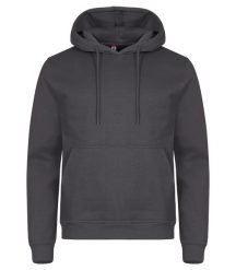 Clique Bluza z kapturem Miami z bawełny i poliestru z recyklingu – Metal Grey. Szare bluzy damskie CLIQUE, s, bez wzorów, z bawełny, bez ramiączek, z kapturem. Za 172.75 zł.