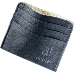 Portfel deuter Card. Czarne portfele męskie Deuter, bez wzorów, z materiału. Za 73.99 zł.