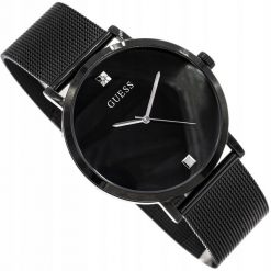 Zegarek Guess Damski Supernova czarna tarcza 44 mm (GW0460G3). Czarne zegarki damskie Guess. Za 671.99 zł.