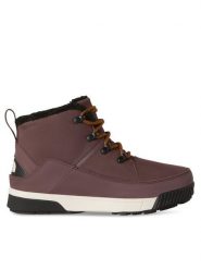 The North Face Trzewiki Sierra Mid Lace W NF0A4T3XC9R1 Brązowy. Brązowe botki damskie The North Face, bez wzorów, z nubiku, bez obcasa, na płaskiej podeszwie, bez zapięcia. Za 589.99 zł.