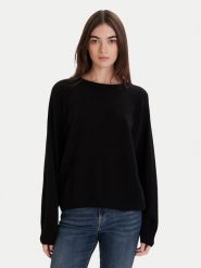 ViCOLO Sweter 77091F Czarny Regular Fit. Czarne swetry nierozpinane damskie ViCOLO, l, bez wzorów, z kaszmiru, bez kołnierzyka, bez ramiączek. Za 819.99 zł.