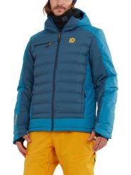 Męska kurtka narciarska Fundango Orion Padded. Niebieskie kurtki sportowe męskie FUNDANGO, na zimę, m, bez wzorów, z materiału, bez kaptura, narciarskie. Za 499.00 zł.