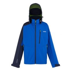 Męska Kurtka Soft Shell Hewitts X Colour Block. Niebieskie kurtki męskie Regatta, m, bez wzorów, sportowe, bez kaptura. Za 155.99 zł.
