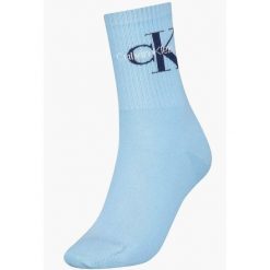 Skarpetki RIB Damskie Calvin Klein Jasnoniebieskie 37-41 z Bawełny. Niebieskie skarpetki damskie ZEAGLE, bez wzorów, z bawełny. Za 122.99 zł.