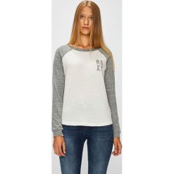 Roxy - Bluzka. Szare bluzki damskie Roxy, s, bez wzorów, z bawełny, casualowe, bez kołnierzyka, bez ramiączek. W wyprzedaży za 99.90 zł.