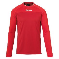 Bluza Kempa Prime. Czerwone bluzy damskie Kempa, bez wzorów, sportowe, bez ramiączek, bez kaptura. Za 168.00 zł.