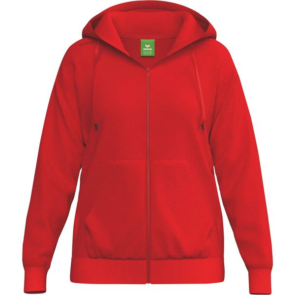 Bluza damska z kapturem Erima TS. Czerwone bluzy damskie Erima, m, bez wzorów, z bawełny, klasyczne, bez ramiączek, z kapturem. Za 197.50 zł.