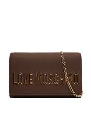 LOVE MOSCHINO Torebka JC4103PP1NKD0301 Brązowy. Brązowe torebki do ręki damskie Love Moschino, bez wzorów, ze skóry, bez dodatków. Za 519.99 zł.