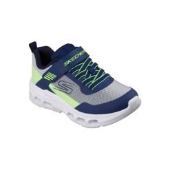 Buty SKECHERS GLIDE STEP DRIFT Niebieski. Niebieskie buty zimowe męskie Skechers, z syntetyku, bez zapięcia. Za 242.99 zł.