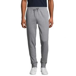 Męskie Spodnie Do Biegania Jake Melange Slim. Szare spodnie materiałowe męskie SOL'S, bez wzorów, z dresówki. Za 139.99 zł.