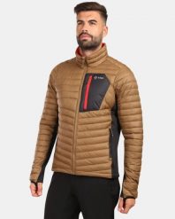 Kurtka puchowa Kilpi Actis. Brązowe kurtki sportowe męskie Kilpi, na jesień, m, bez wzorów, z materiału, bez kaptura, na golfa. Za 380.00 zł.