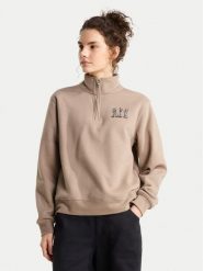 The North Face Bluza 1/4 Ski Embro NF0A8JAQ2H91 Beżowy Relaxed Fit. Brązowe bluzy damskie The North Face, l, bez wzorów, z bawełny, bez ramiączek, bez kaptura. Za 296.99 zł.