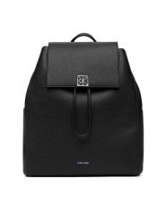 Calvin Klein Plecak Emblem Hw Pebble Backpack LV04F3553G Czarny. Czarne plecaki damskie Calvin Klein, bez wzorów, ze skóry. Za 649.99 zł.