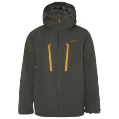 Kurtka męska Protest PRTTIMO snowjacket. Szare kurtki sportowe męskie Protest, na zimę, l, bez wzorów, bez kaptura, narciarskie. Za 899.99 zł.