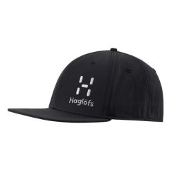 HAGLOFS Czapka z daszkiem HAGLÖFS LOGO CAP true black-M/L. Czarne czapki damskie Haglöfs, na lato, bez wzorów, z elastanu, biznesowe. Za 74.45 zł.