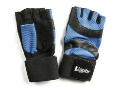 Rękawiczki fitness Laubr Sport niebieskie. Niebieskie rękawiczki męskie FIVE GLOVES, bez wzorów, z materiału. Za 113.99 zł.