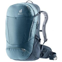 Plecak rowerowy Deuter Trans Alpine 30 - atlantic/ink. Niebieskie plecaki męskie Deuter, bez wzorów, sportowe. Za 605.99 zł.