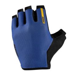 Rękawice rowerowe na pół sezonu bez rzepu Mavic Essential Gel. Niebieskie rękawiczki damskie MAVIC, bez wzorów. Za 183.00 zł.