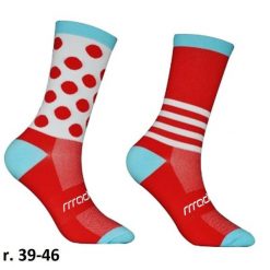 Skarpetki rowerowe unisex madani Parrot. Czerwone skarpetki damskie MADANI, bez wzorów. Za 9.99 zł.