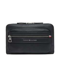 Saszetka nerka Tommy Hilfiger. Czarne saszetki i nerki męskie Tommy Hilfiger, bez wzorów. Za 299.99 zł.