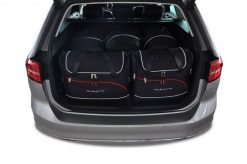 Torby Do Bagażnika Vw Passat Variant 2014-2023 5Szt Kjust. Czarne torby podróżne damskie KJUST, bez wzorów, z kauczuku. Za 1,617.00 zł.