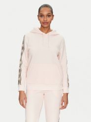 Guess Bluza V4YQ11 KB3P2 Różowy Regular Fit. Czerwone bluzy damskie Guess, xs, z aplikacjami, z bawełny, bez ramiączek, bez kaptura. Za 299.99 zł.
