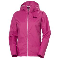 Damska kurtka wodoodporna Helly Hansen Loke Terra. Czerwone kurtki sportowe damskie Helly Hansen, bez wzorów, bez ramiączek, bez kaptura, trekkingowe. Za 638.00 zł.