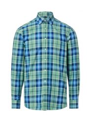 Nils Sundström koszula casual Mężczyźni Regular Fit Bawełna zielony, XL. Zielone koszule męskie Nils Sundström, m, bez wzorów, z bawełny, casualowe, bez kołnierzyka, bez ramiączek. Za 119.95 zł.