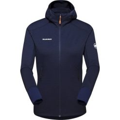 Bluza trekkingowa damska Mammut Taiss Light ML Hooded Jacket. Niebieskie bluzy damskie Mammut, m, bez wzorów, z materiału, bez ramiączek. Za 714.35 zł.