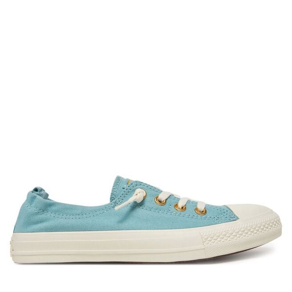 Trampki Converse. Niebieskie trampki i tenisówki damskie Converse, bez wzorów, bez zapięcia. Za 139.99 zł.