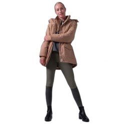 Parka dla kobiet PS of Sweden Peyton. Brązowe parki damskie PS OF SWEDEN, bez wzorów, bez kaptura. W wyprzedaży za 693.00 zł.