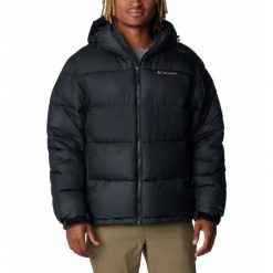 Kurtka Puchowa Columbia Pike Lake Ii Hooded Jacket Męska Zimowa. Żółte kurtki męskie Columbia, na zimę, m, bez wzorów, z puchu, casualowe, bez kaptura. Za 695.99 zł.