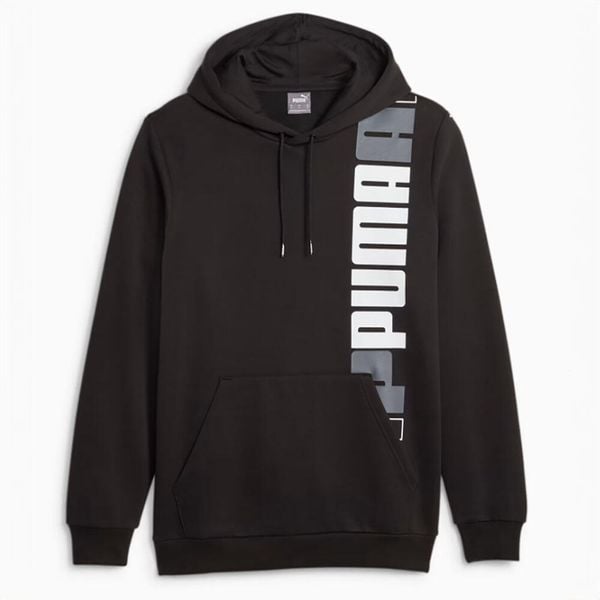 Bluza Męska Puma ESS+ Logo Lab Hoodie. Czarne bluzy męskie Puma, m, bez wzorów, casualowe, bez ramiączek, z kapturem. Za 145.20 zł.