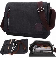 Adleys TORBA Męska na ramię do Pracy Aktówka A4 laptopa duża listonoszka miejska. Torby na laptopa damskie Adleys, bez wzorów. Za 69.90 zł.