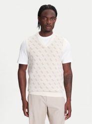 Guess Sweter M5YR09 Z3OE2 Beżowy Regular Fit. Brązowe swetry męskie Guess, m, z aplikacjami, z syntetyku, bez kołnierzyka, bez ramiączek. Za 279.99 zł.