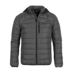 Kurtka narciarska Peak Mountain Cenzo. Szare kurtki sportowe męskie Peak Mountain, na zimę, bez wzorów, z puchu, bez kaptura, narciarskie. W wyprzedaży za 348.00 zł.