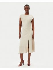 MAX&Co. Sukienka koktajlowa Legume 2516221024200 Écru Regular Fit. Sukienki damskie MAX&Co., bez wzorów, z syntetyku, wizytowe, bez kołnierzyka, bez ramiączek. Za 549.99 zł.