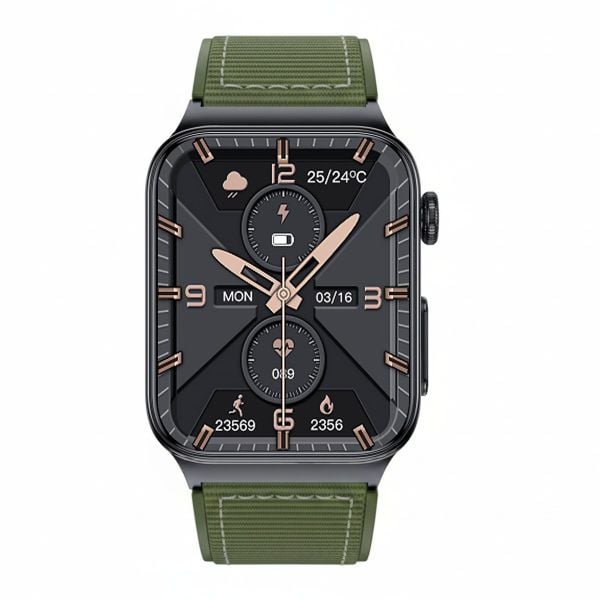 Smartwatch Watchmark Smartwatch Cardio One Zielony. Zielone zegarki smartwatch watchmark, bez wzorów. Za 580.00 zł.