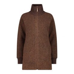 Płaszcz damski CMP. Brązowe płaszcze damskie CMP, s, bez wzorów, sportowe, bez kołnierzyka, bez kaptura. W wyprzedaży za 568.05 zł.