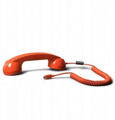 Native Union Pop Phone - słuchawka telefoniczna USB-C z funkcją odbierania i kończenia połączeń (alarm red). Czerwone słuchawki nauszne NoName. Za 141.11 zł.