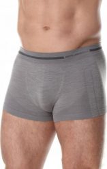Brubeck BX10430 Bokserki męskie COMFORT WOOL ciemnoszary XL. Szare bokserki męskie Brubeck, bez wzorów. Za 98.14 zł.
