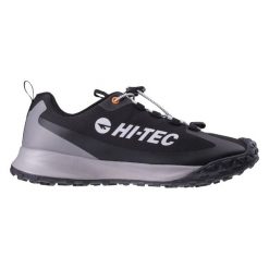 Buty trekkingowe Hi-Tec Mounti. Czarne trekkingi męskie Hi-tec, z materiału, bez zapięcia. Za 261.75 zł.